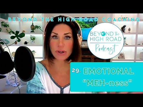 Emotional "MEH"-ness - Beyond The High Road (of Parental Alienation) Ep. 29